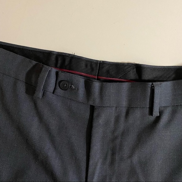 Van Hausen Flex Classic Fit Suit Pant Grey - Picture 5 of 7